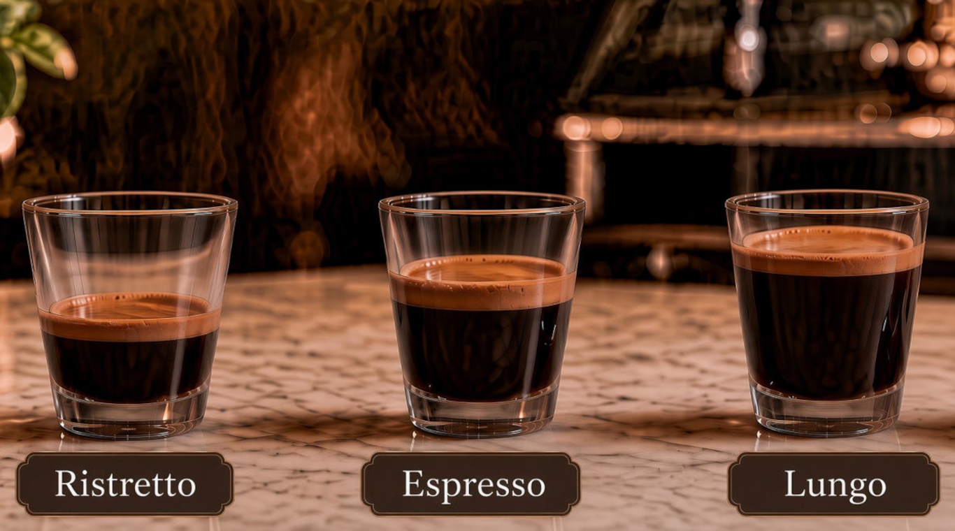 Ristretto vs Espresso vs Lungo