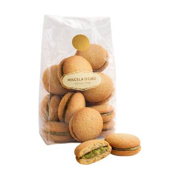 Image of item: Sicilian Shortbread Cookies w/ Pistachio Filling (4 bags/box)