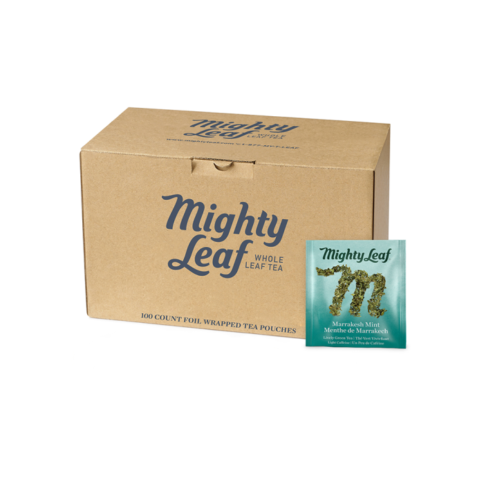 Mighty Leaf Marrakesh Mint Tea Bags [100/case] Miscela d'Oro USA