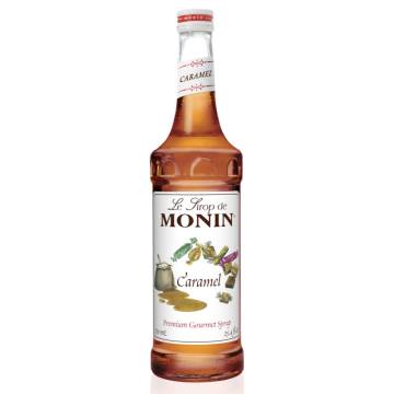 Image of item: Monin Caramel Syrup [750 mL glass bottle]