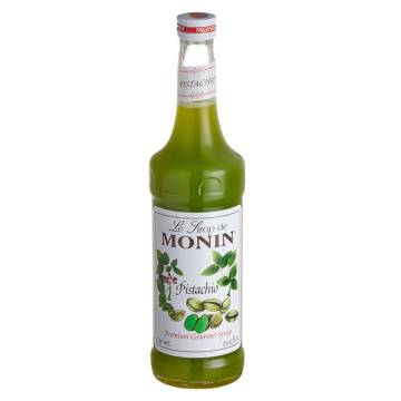 Image of item: Monin Pistachio Syrup [750 mL glass bottle]