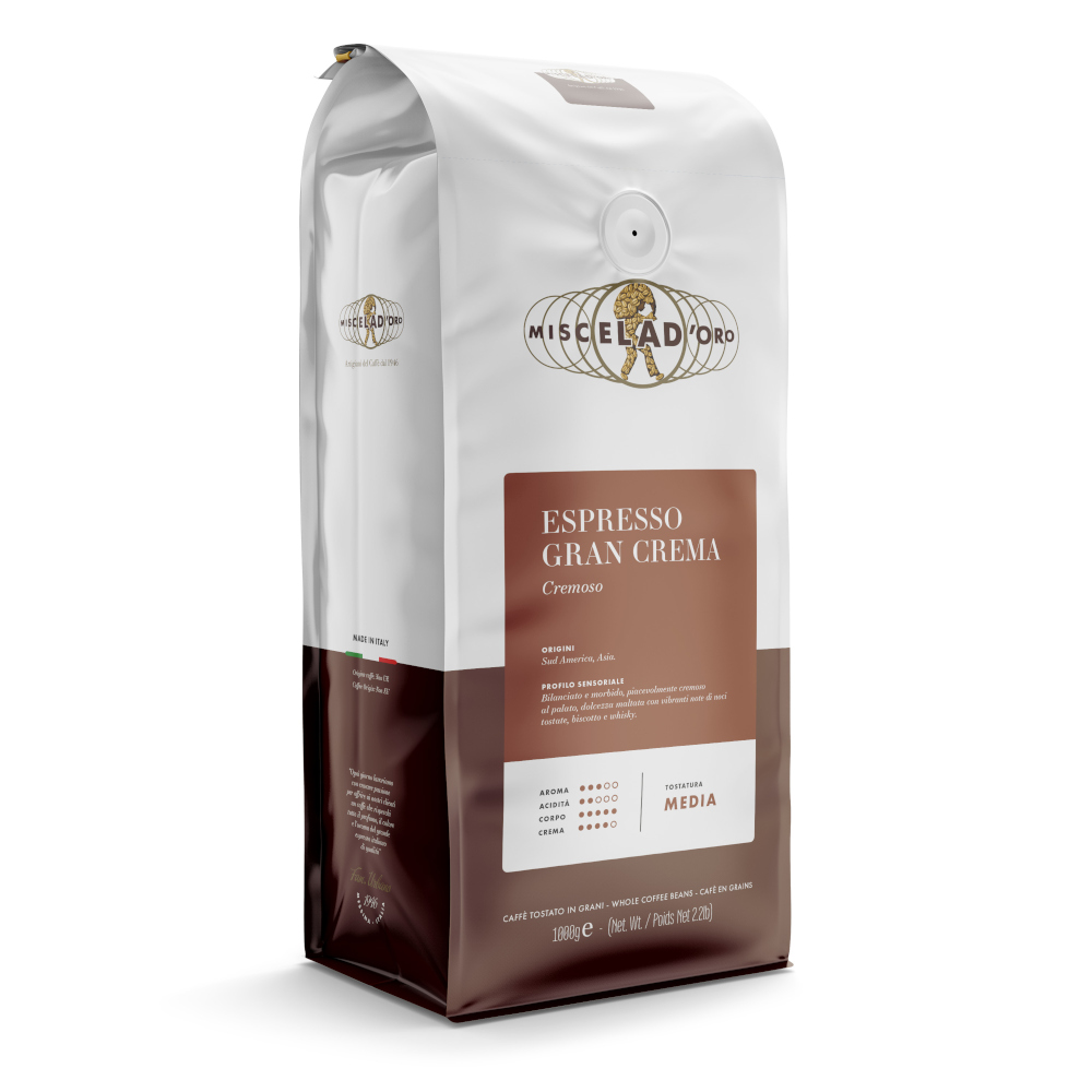 Café en grain - lot 5 x 1 kg - Gran Crema Delta Cafés