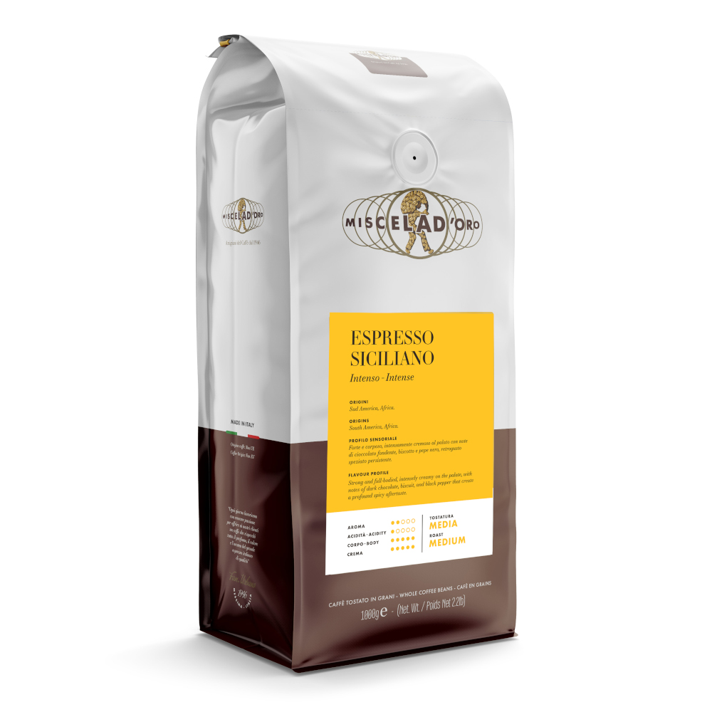 Siciliano Espresso Beans [2.2 lb/1kg] | Miscela d'Oro USA
