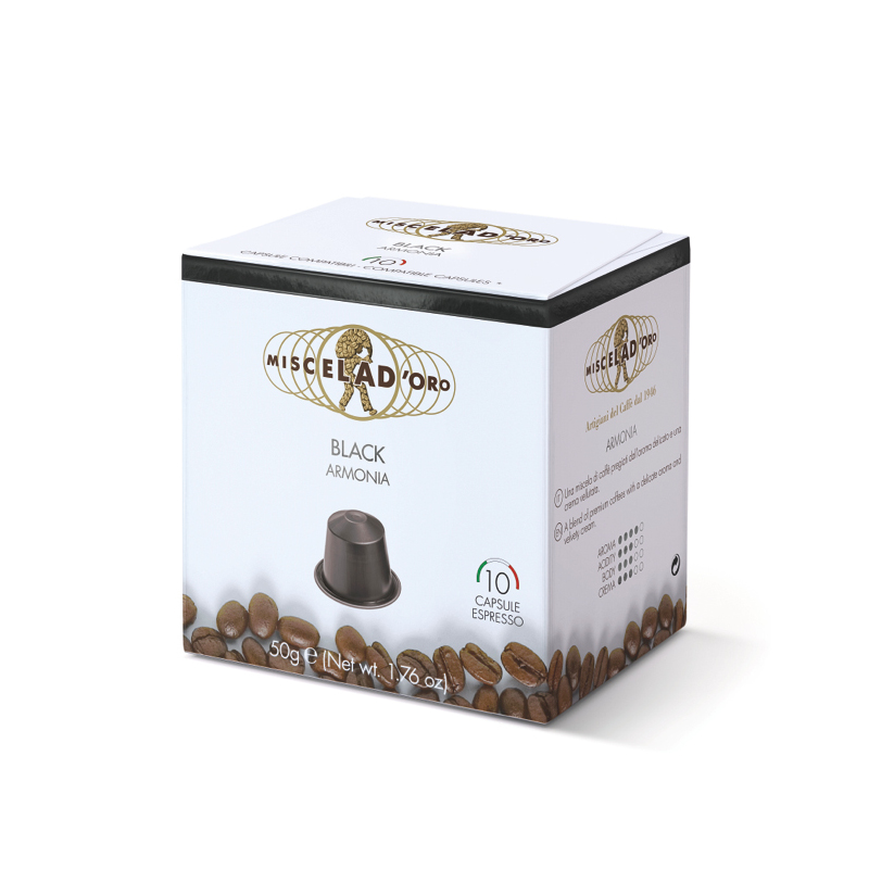  Espresso Italia Capsules compatible with Nespresso (Crema Oro  (Aluminum), Mini Pack 20) : Grocery & Gourmet Food