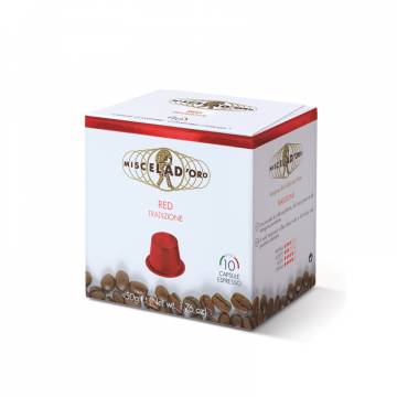 Image of item: RED Nespresso Compatible Pods [10/box]