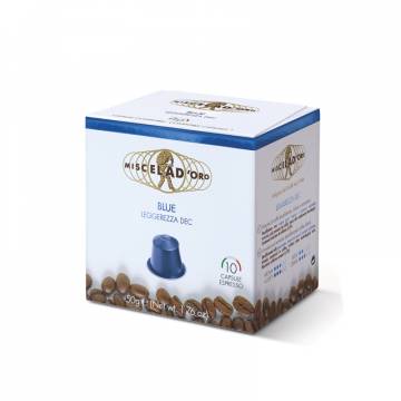 Image of item: BLUE Decaf Nespresso Compatible Pods [10/box]