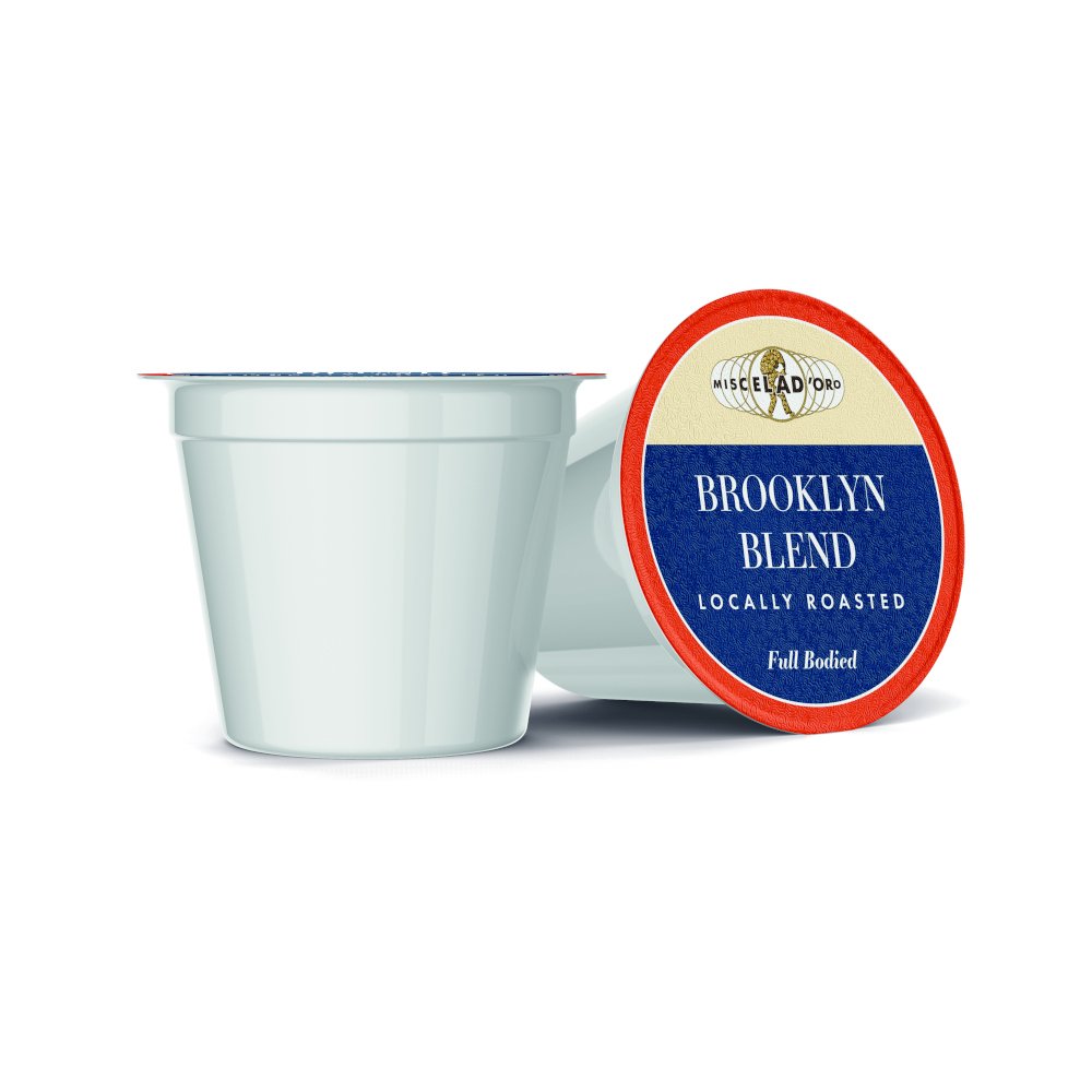 Miscela d'Oro Brooklyn Blend Full Bodied K-Cup Compatible Pods [12/box]