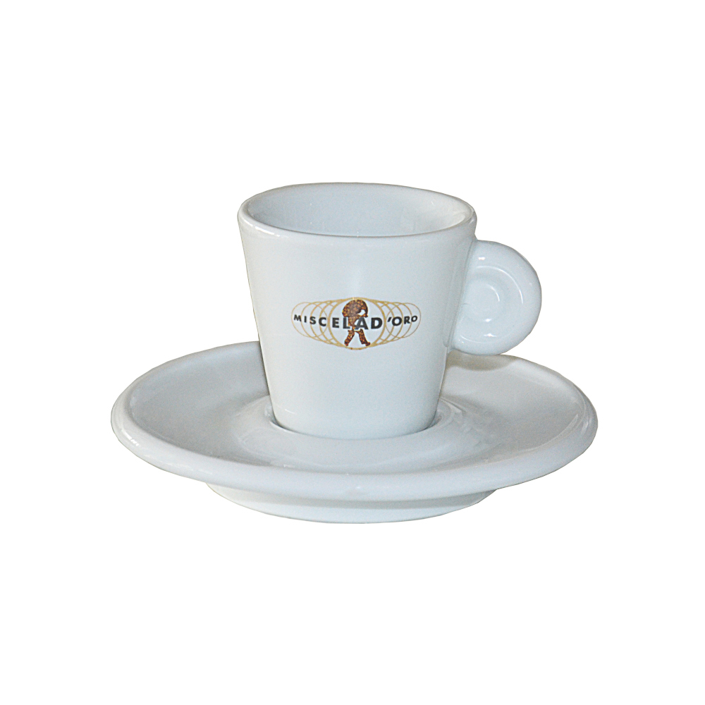 Neptune's Voyage Set of2 Espresso Cups & Saucers